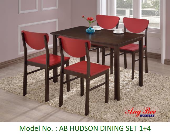 AB HUDSON DINING SET 1+4